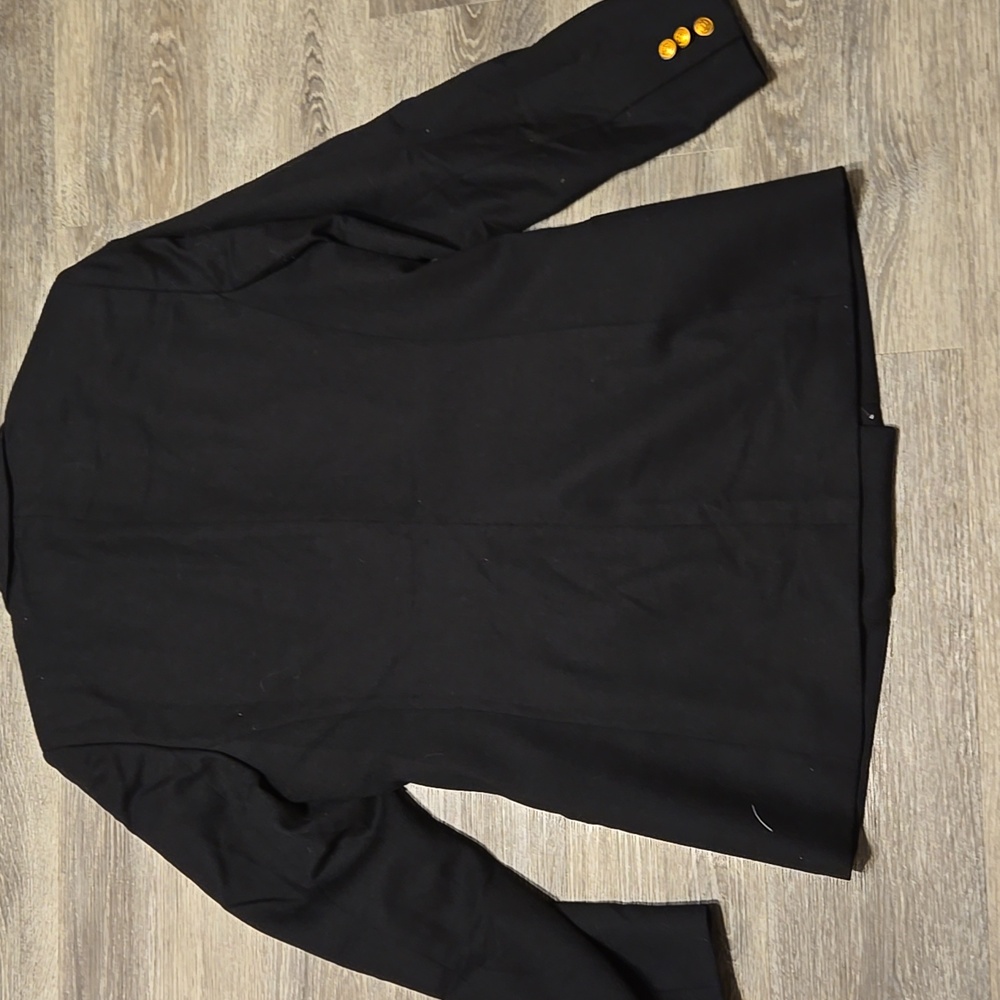 Pendleton 100% Virgin Wool Black Double Breasted … - image 5